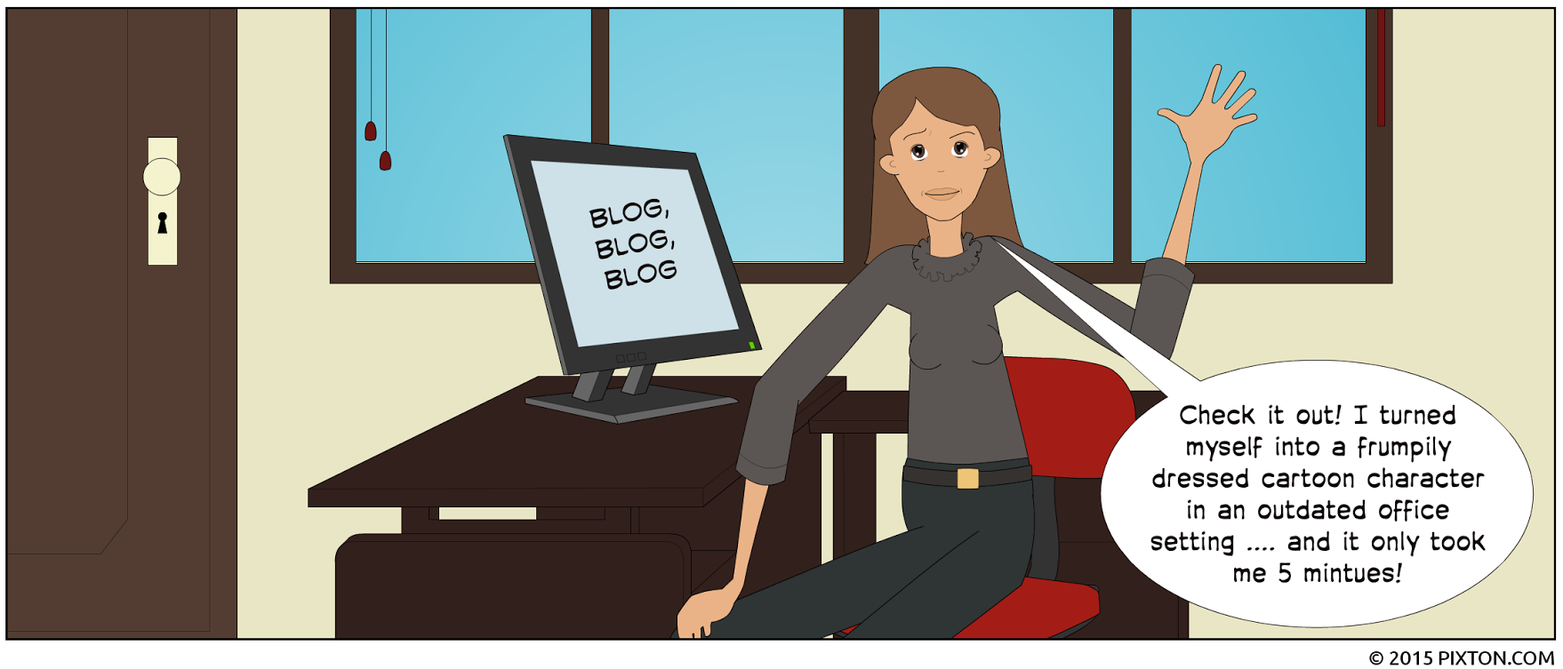 example pixton comic with Carrie from PINT