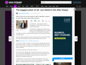 single story on USA Today
