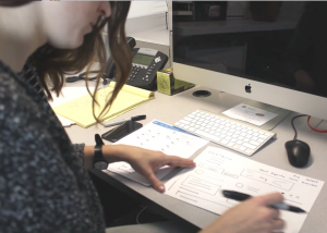 the author performing information architecture consulting