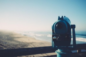 binoculars for looking forward in a website redesign process