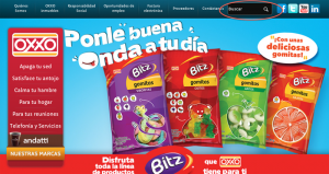 Search box on redesigned OXXO website
