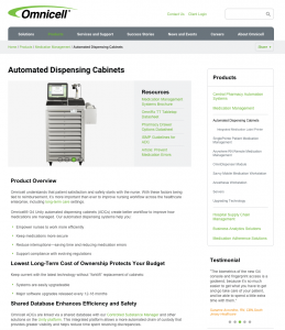 redesigned product web page