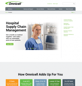 redesign web page for products section