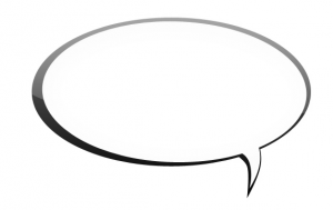 speech balloon for language and sensemaking