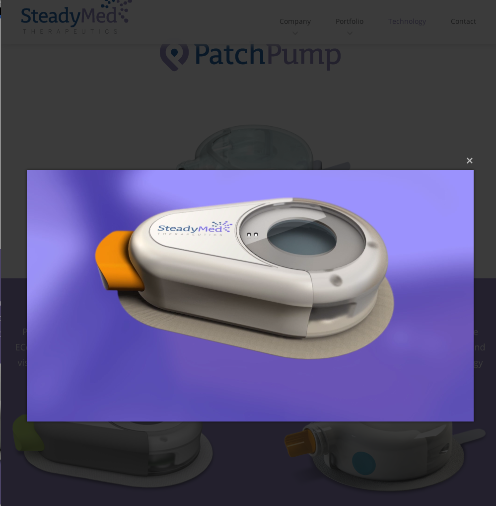 video on steadymed website