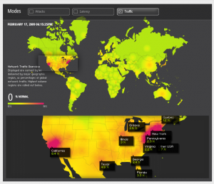 Akamai Traffic Visualization