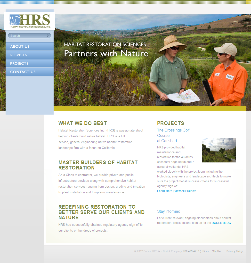 New HRS Homepage