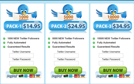 Buy your way to follow popularity!?